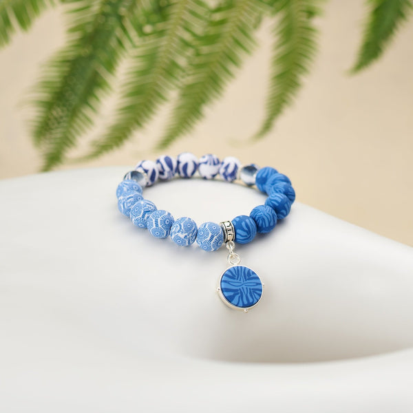 Santorini Color Block Charm Bracelet JILZARAH