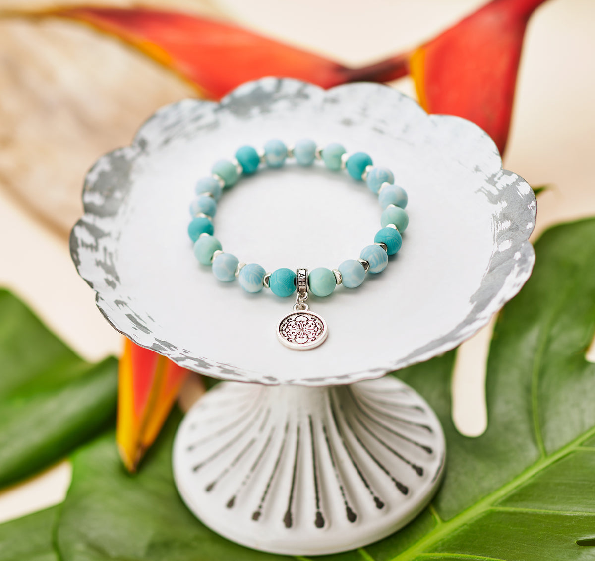 Maui Blue Petite Blossom Bracelet