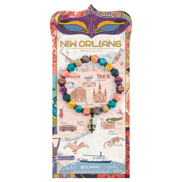 New Orleans Places We Love Bracelet - JILZARAH
