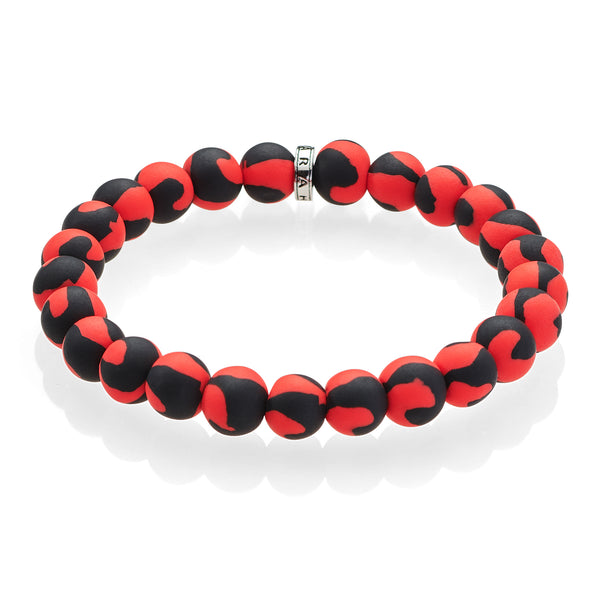 2BUTY メタルブレスレット ブラック レッド Red-Black Game Day Bracelet - JILZARAH