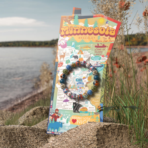 マーメイドピスケス　ルーレット Minnesota Places We Love Bracelet - JILZARAH