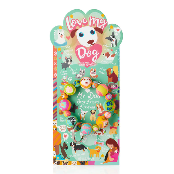 Love My Dog Wrist Keychain - JILZARAH