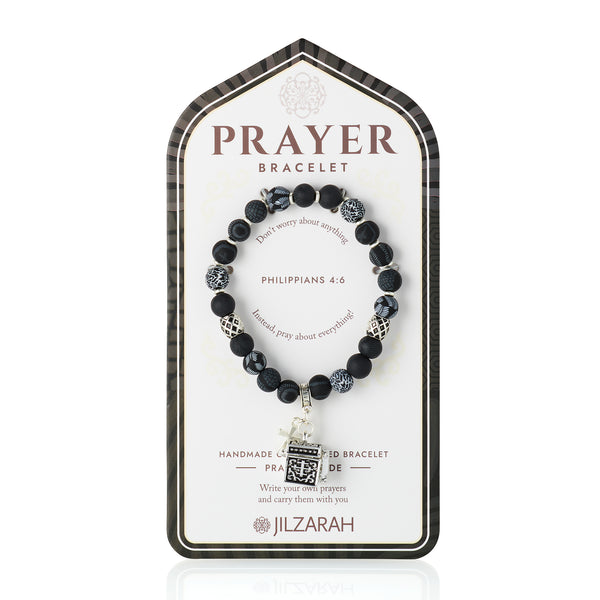 Black Prayer Bracelet - JILZARAH