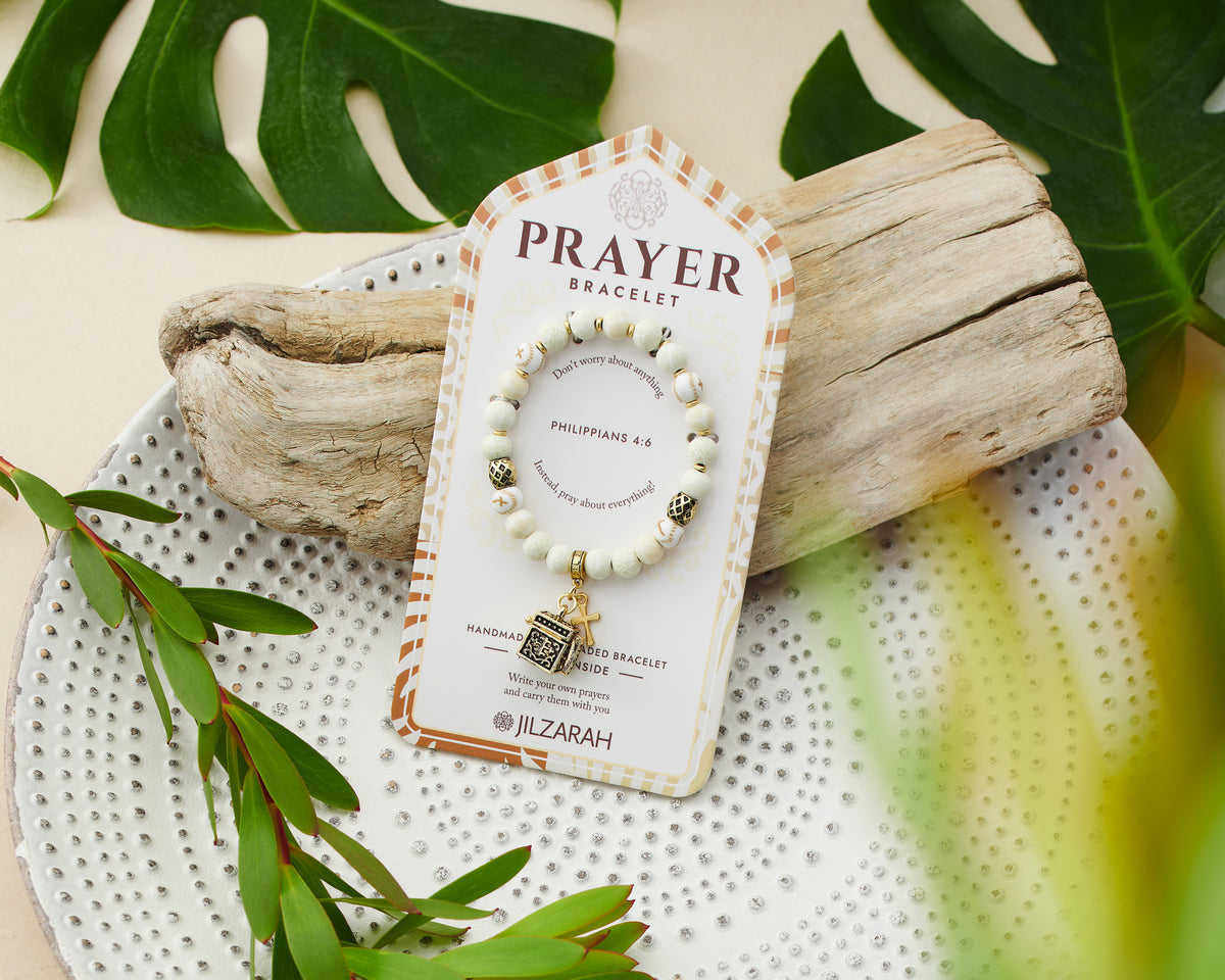 Ivory Palm Prayer Bracelet