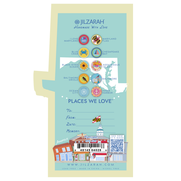Maryland Places We Love Bracelet - JILZARAH