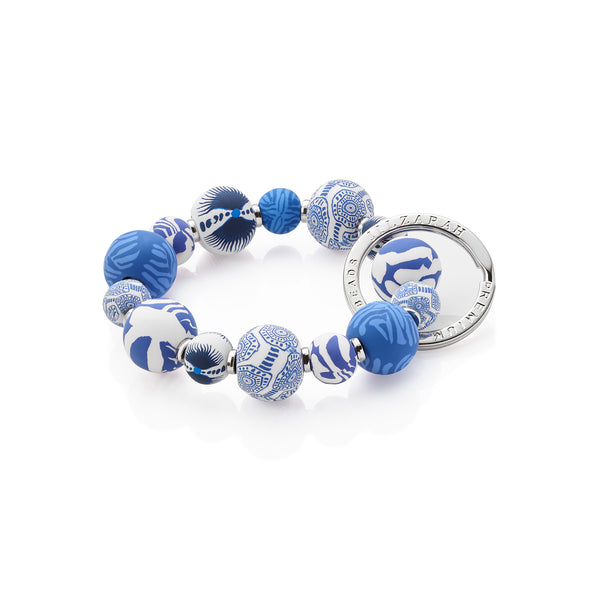 Santorini Small Bead Wrist Keychain - JILZARAH