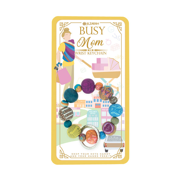Busy Mom Wrist Keychain - JILZARAH