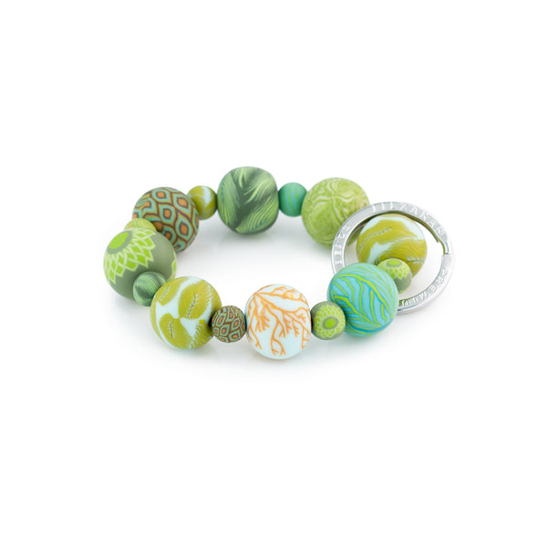 Botanical Green Wrist Keychain - JILZARAH