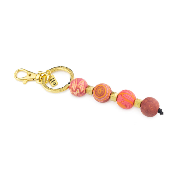 Savannah Red 4-Ball Keychain - JILZARAH