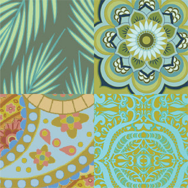 Green Fern Wrist Keychain - JILZARAH