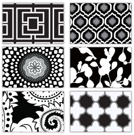 Black White