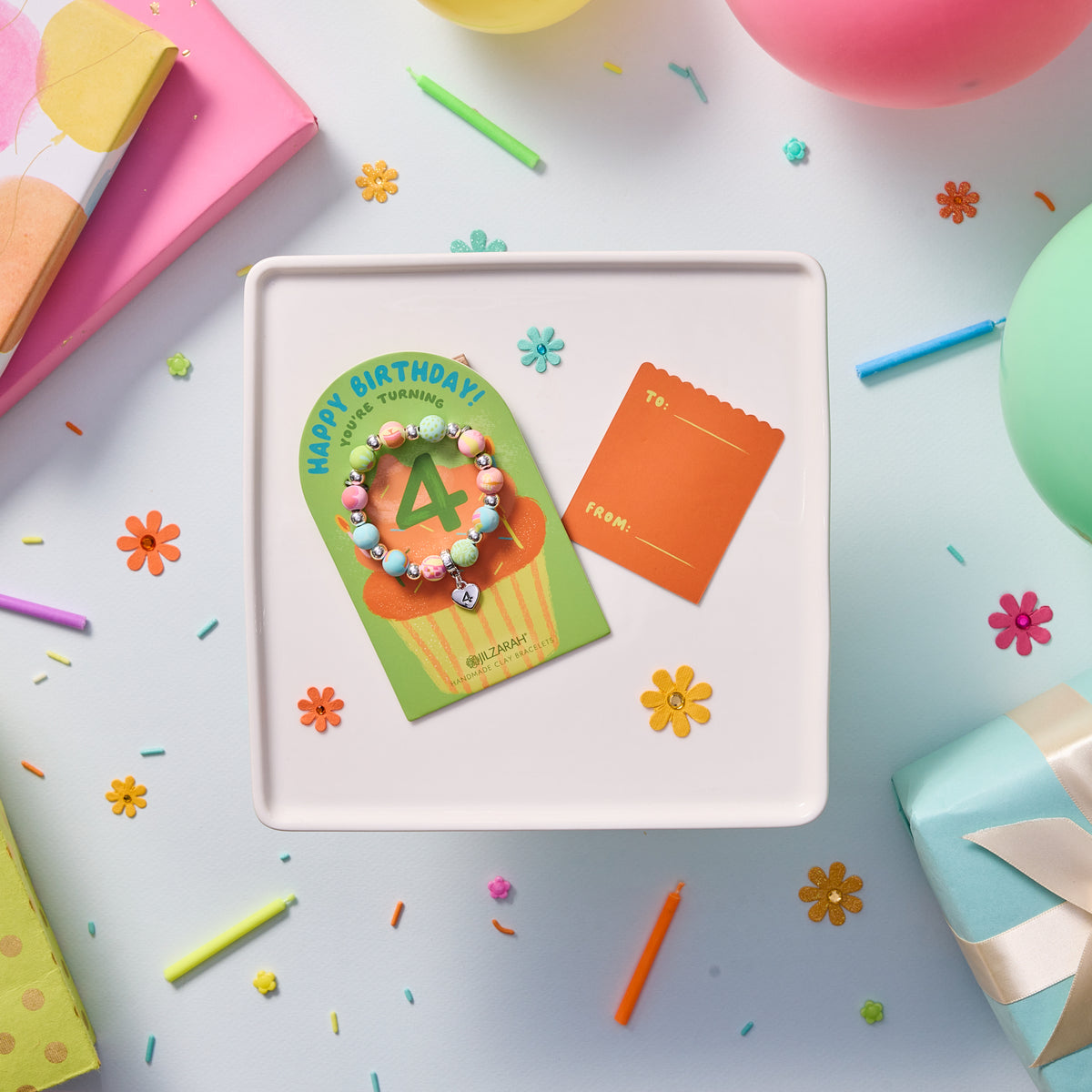 4th Birthday Kids Bracelet