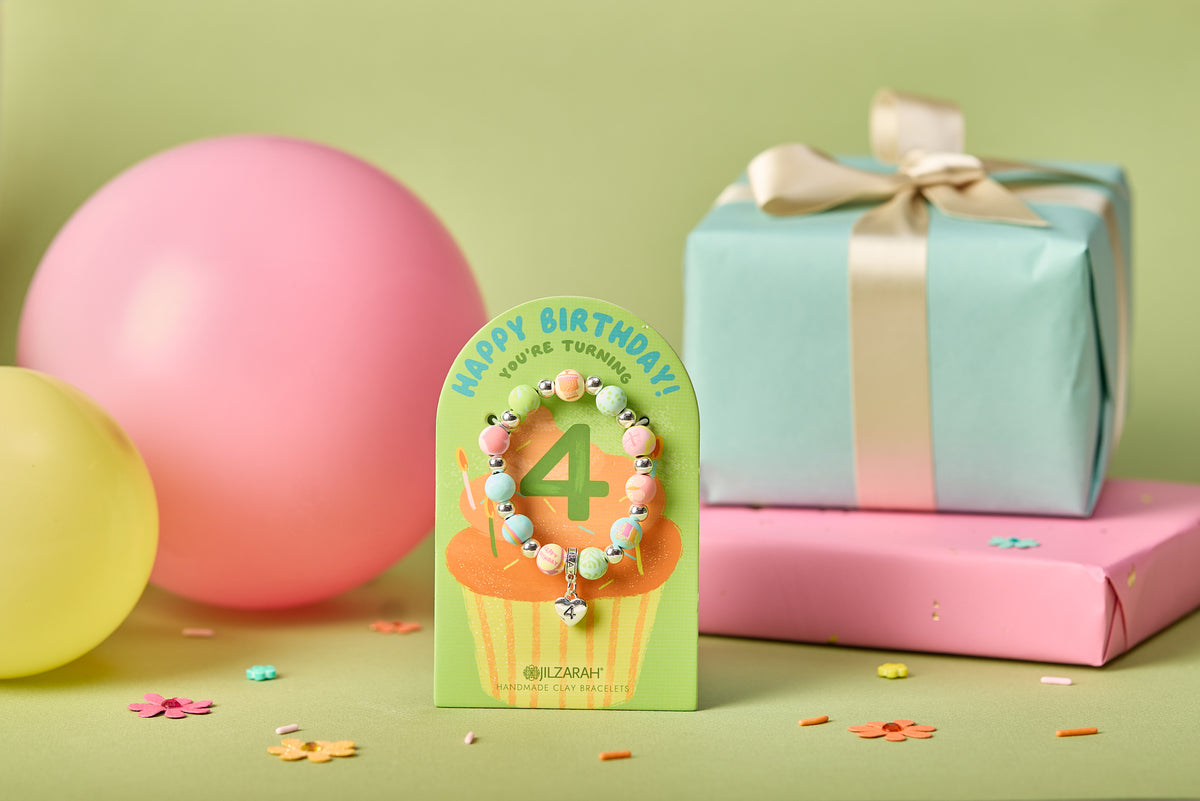 4th Birthday Kids Bracelet