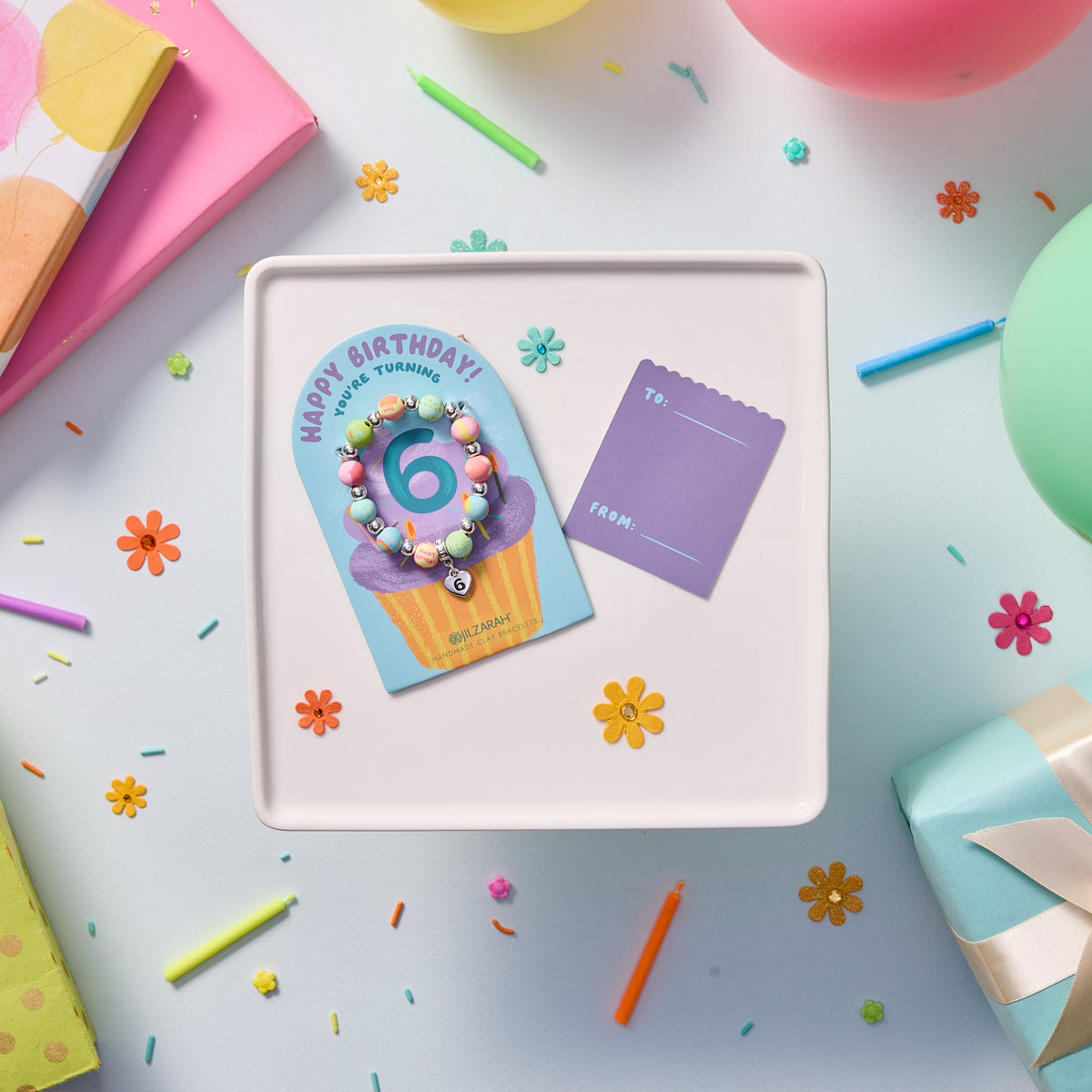 6th Birthday Kids Bracelet