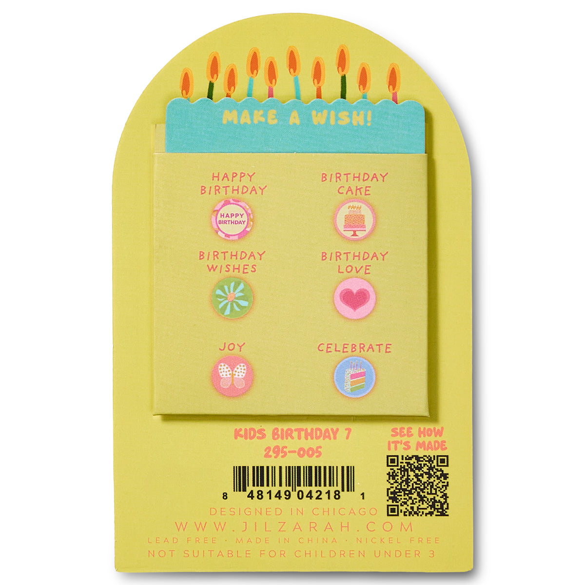 7th Birthday Kids Bracelet