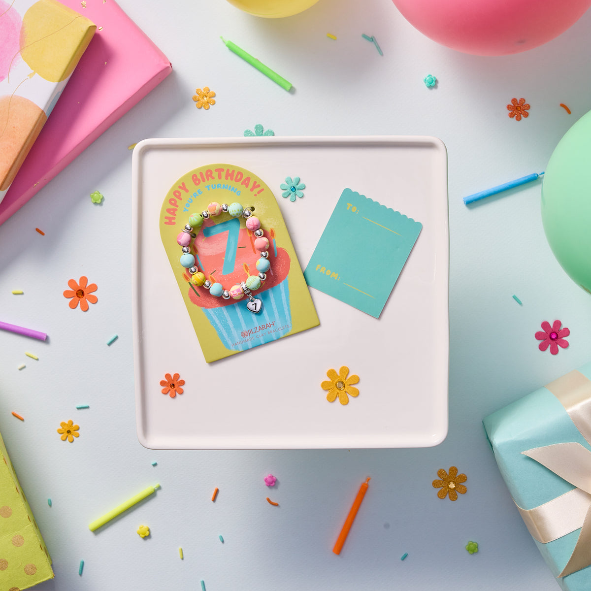 7th Birthday Kids Bracelet