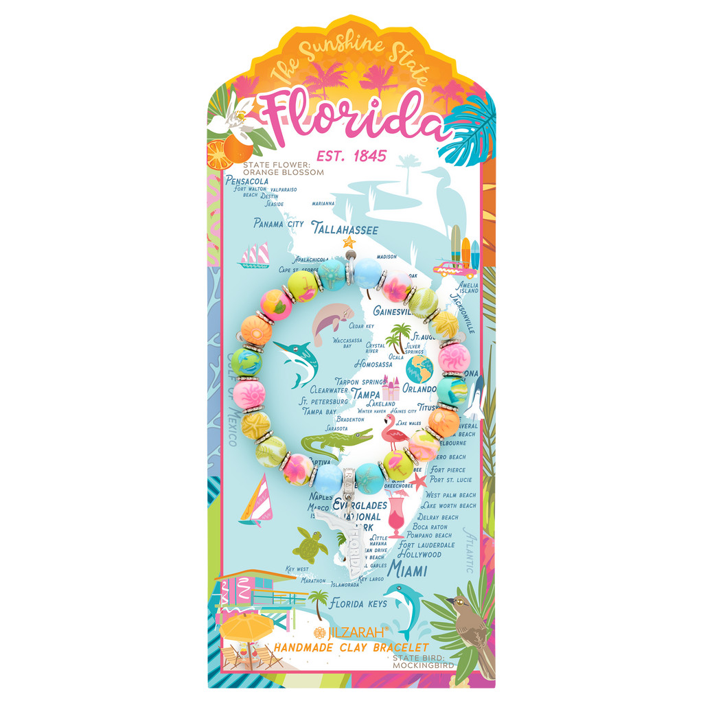 Florida Places We Love Bracelet - JILZARAH