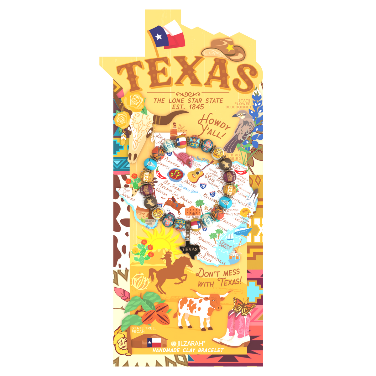 Texas Places We Love Bracelet