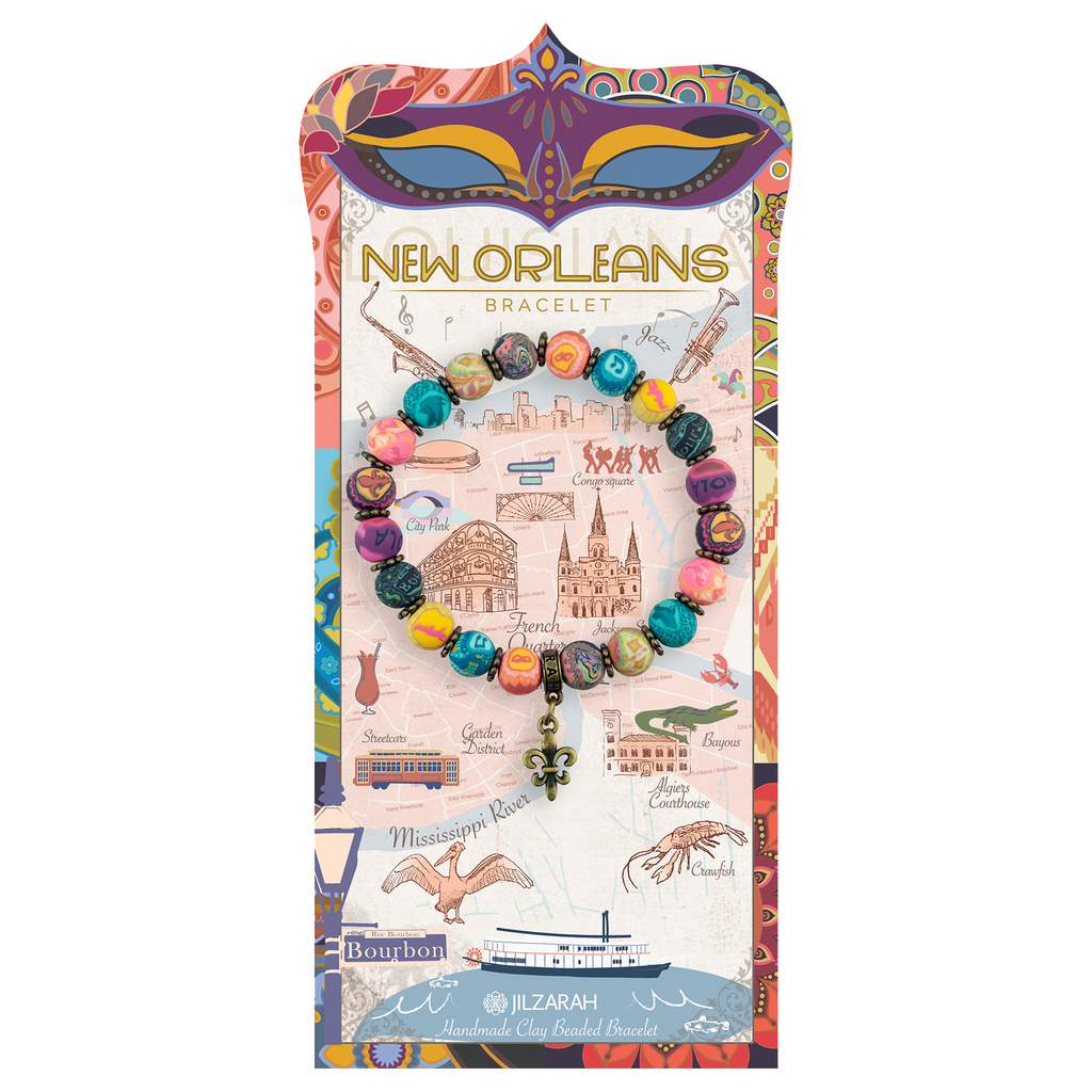 New Orleans Places We Love Bracelet - JILZARAH