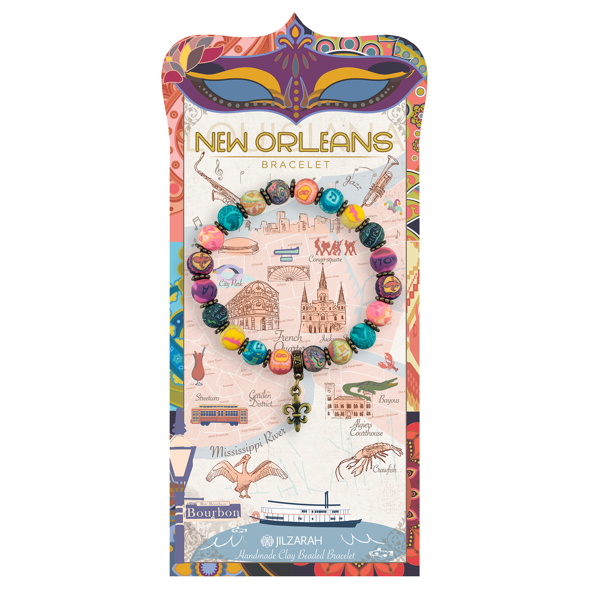 New Orleans Places We Love Bracelet