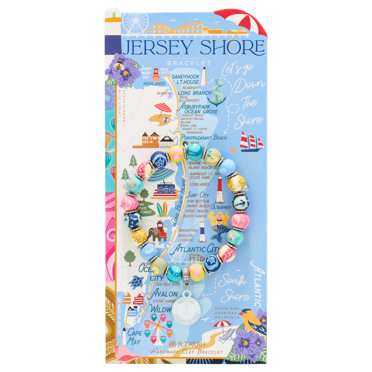 Jersey Shore Places We Love Bracelet