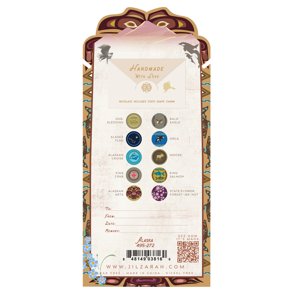 Alaska Places We Love Necklace