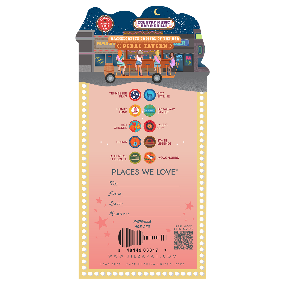 Nashville Places We Love Bracelet