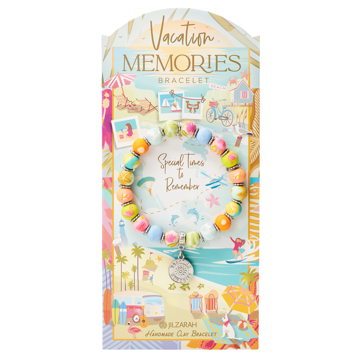 Coastal Vacation Memory Bracelet