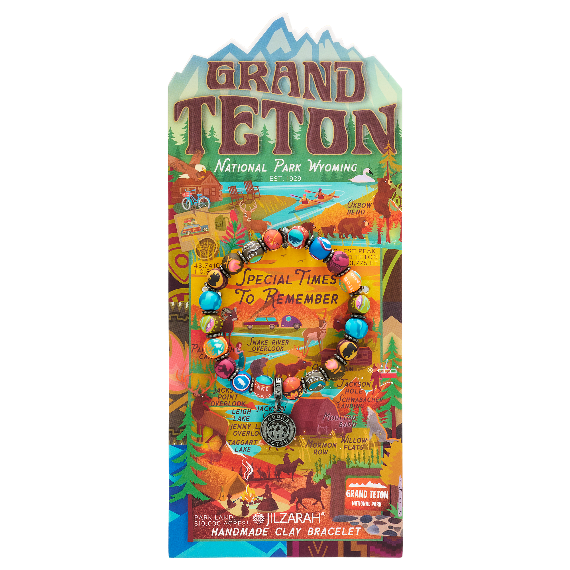 Grand Teton Places We Love Bracelet - JILZARAH Grand Teton Places We Love Bracelet - JILZARAH