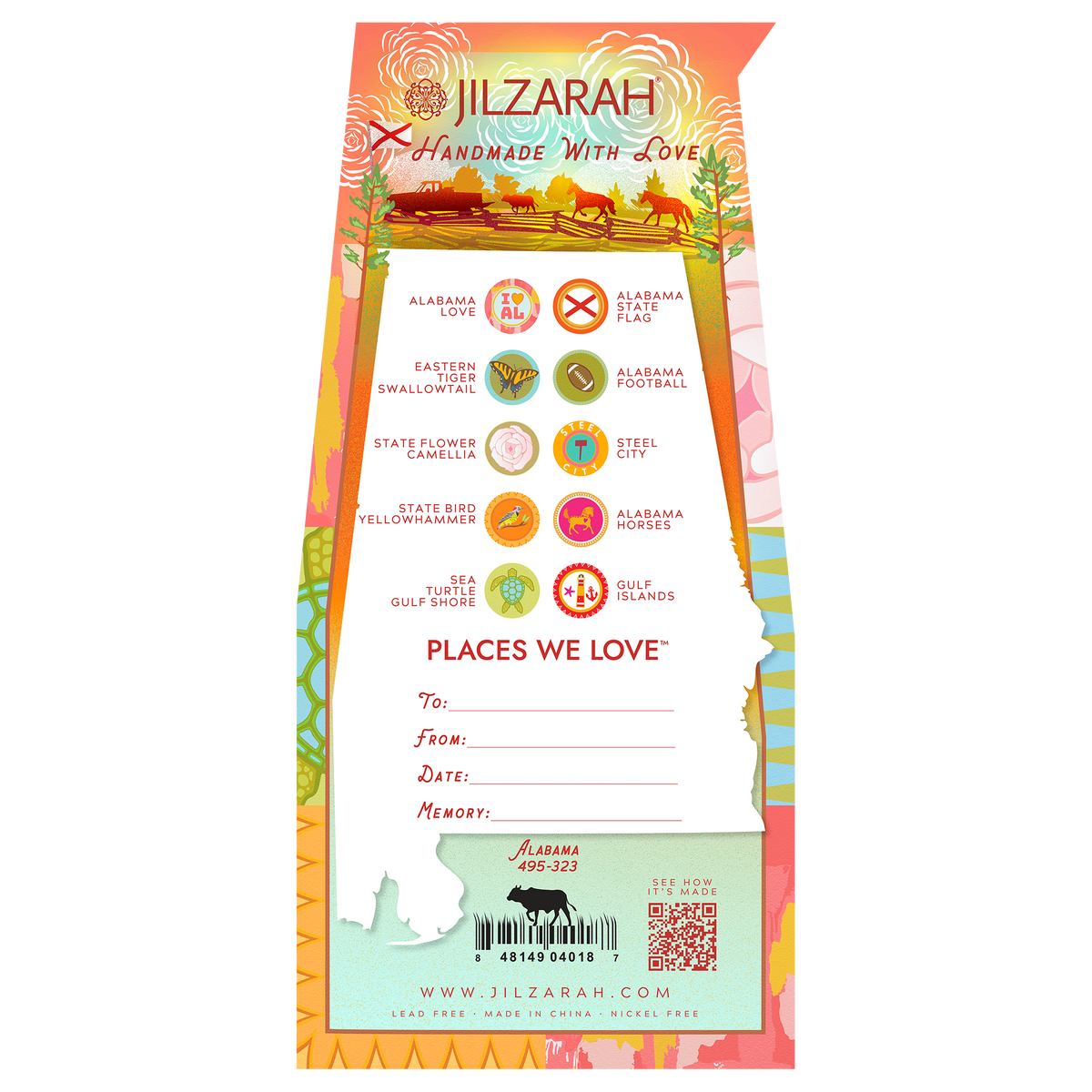 Alabama Places We Love Bracelet