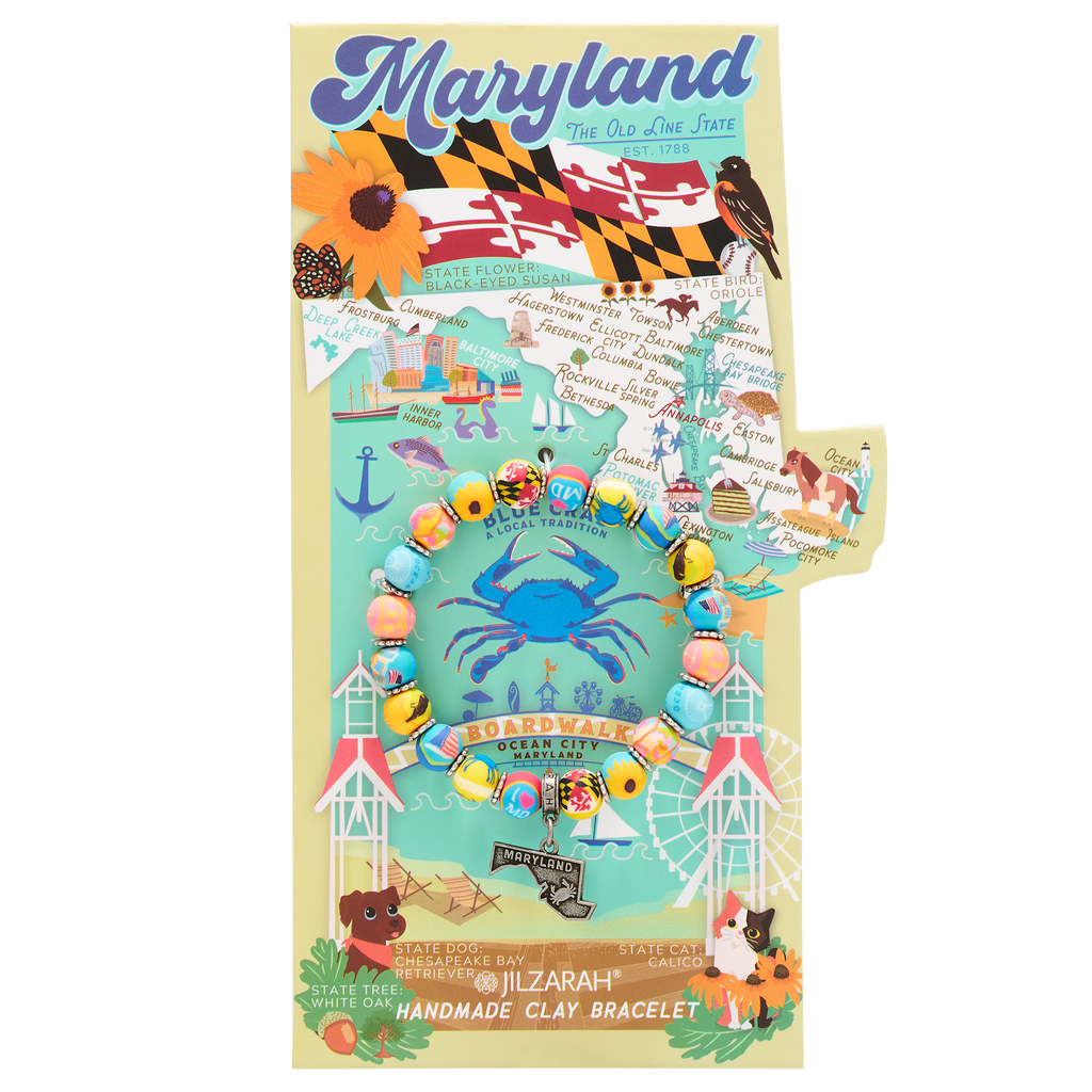 Maryland Places We Love Bracelet - JILZARAH
