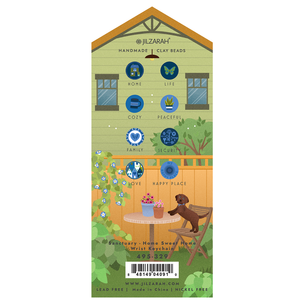 Sanctuary 'Home Sweet Home' Wrist Keychain