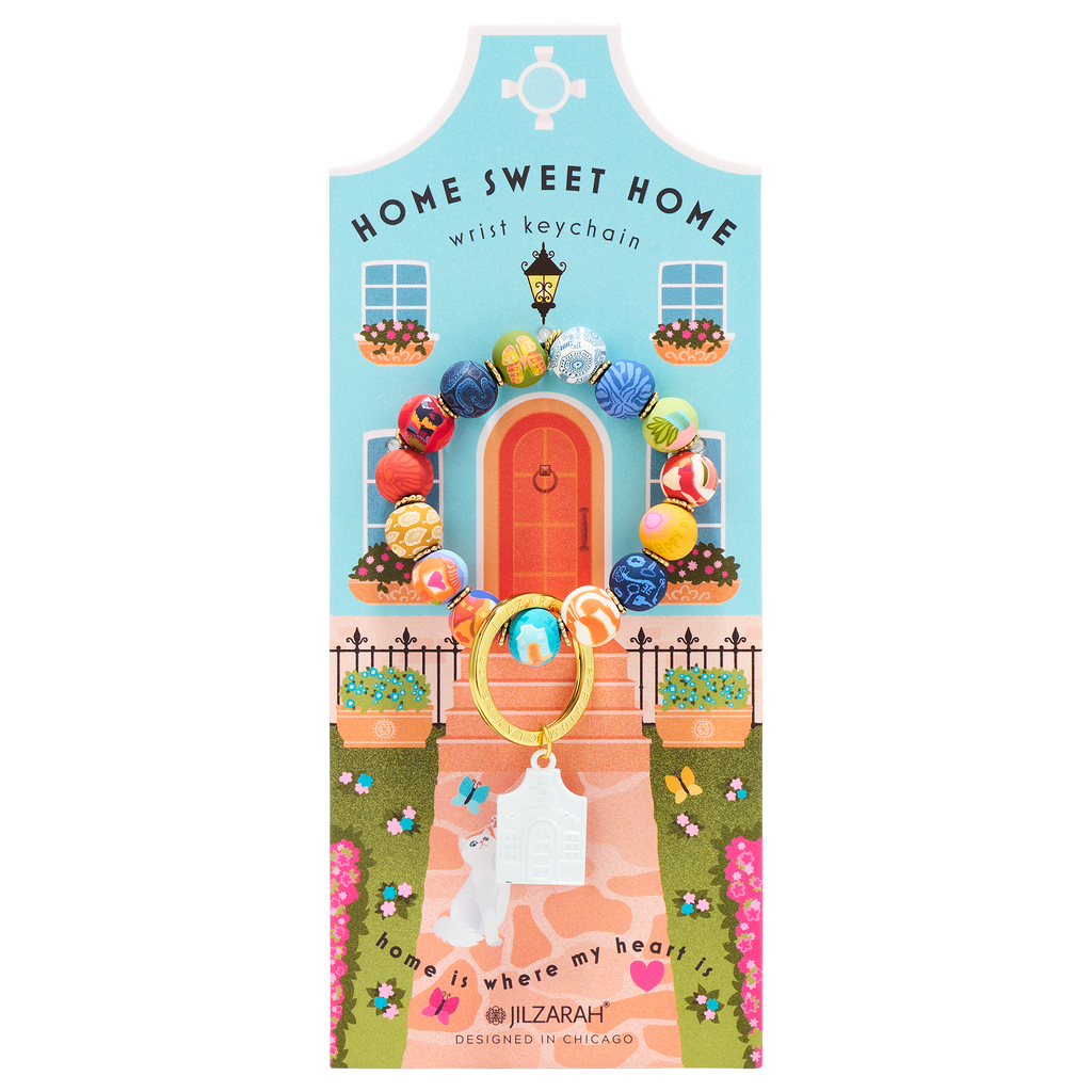 Happy Place 'Home Sweet Home' Wrist Keychain - JILZARAH