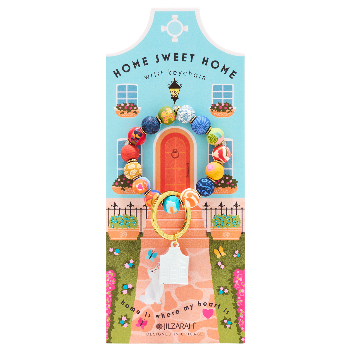 Happy Place 'Home Sweet Home' Wrist Keychain