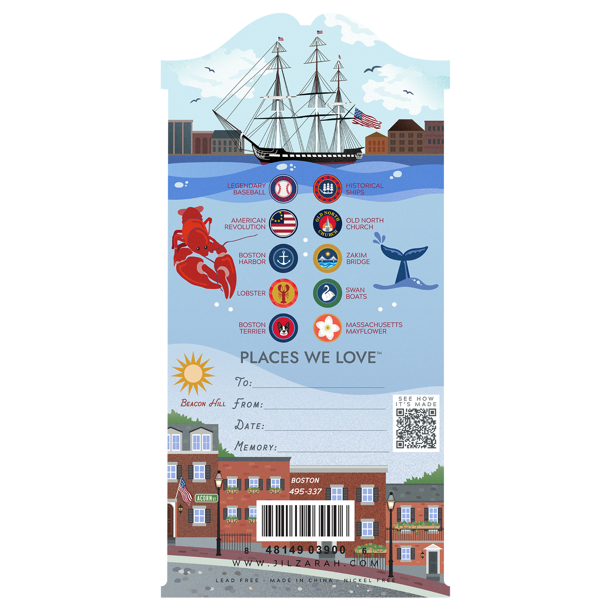 Boston Places We Love Bracelet