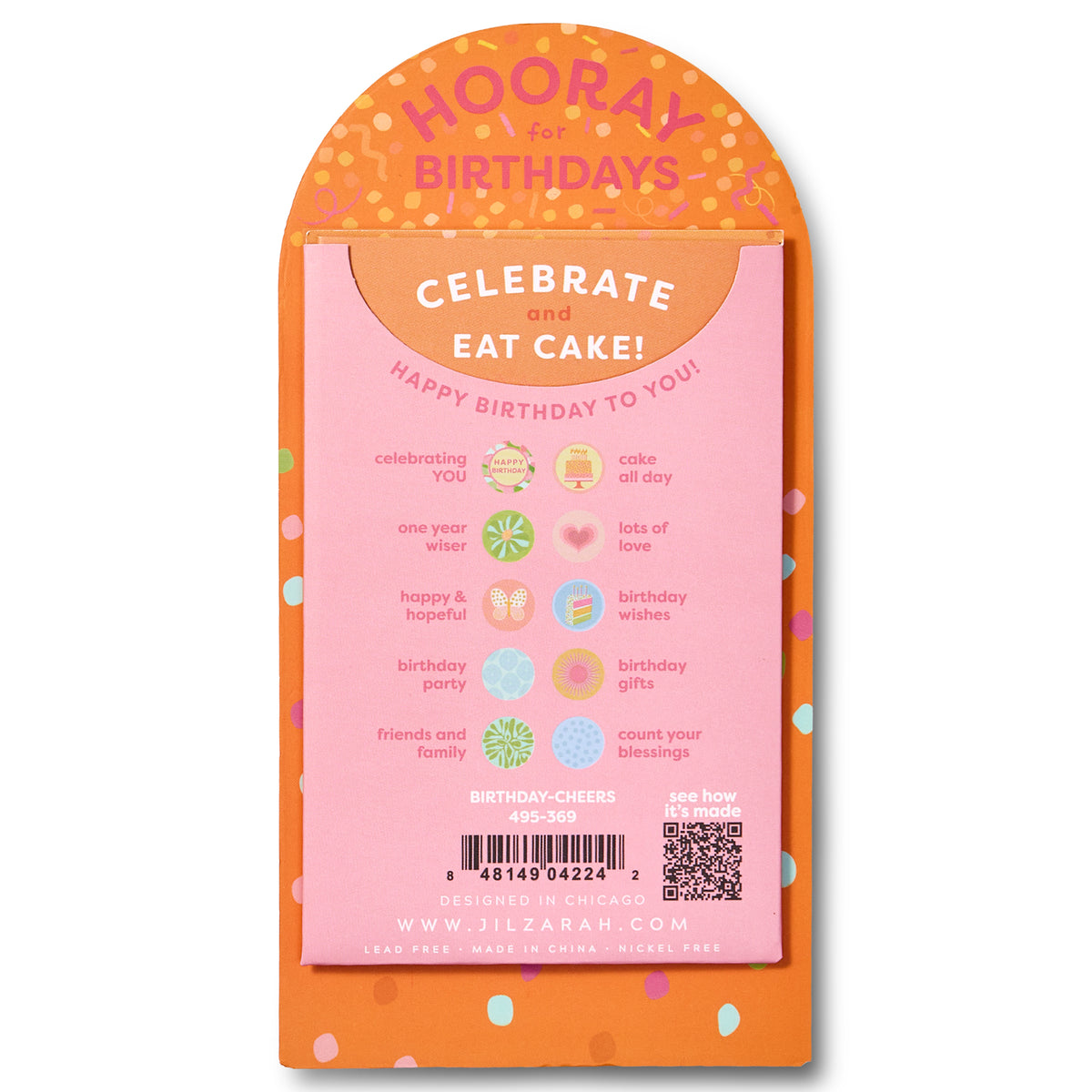 Cheers Adult Birthday Bracelet