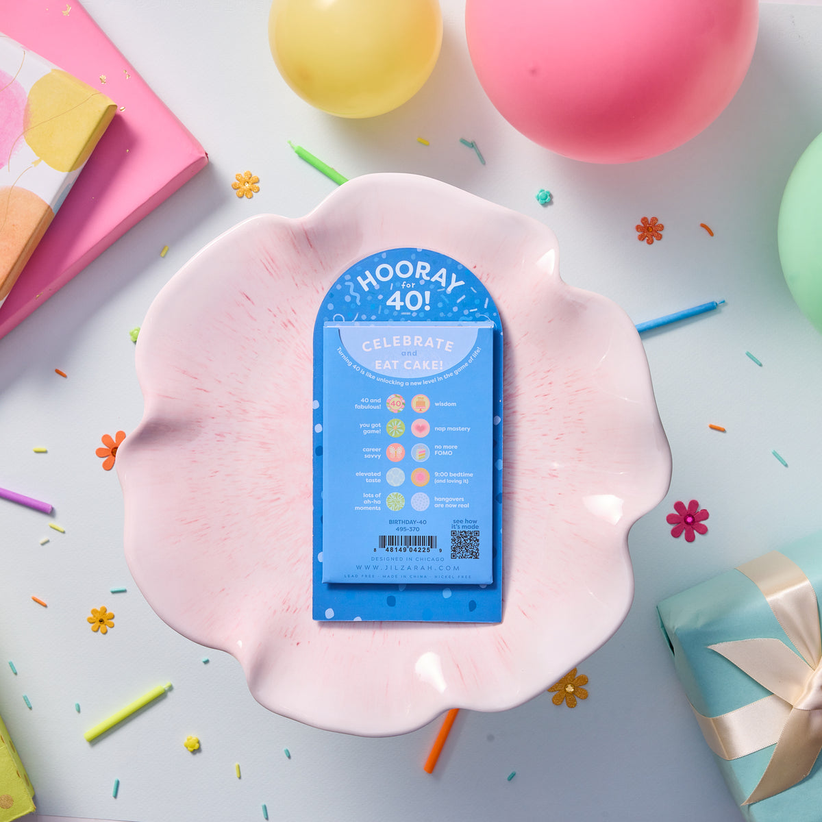 40th Adult Birthday Bracelet