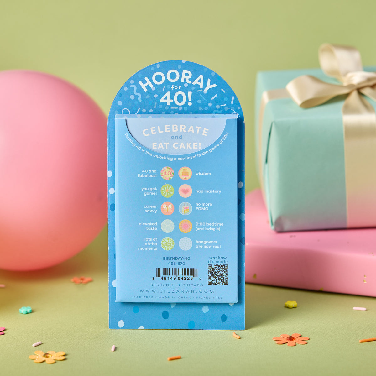 40th Adult Birthday Bracelet