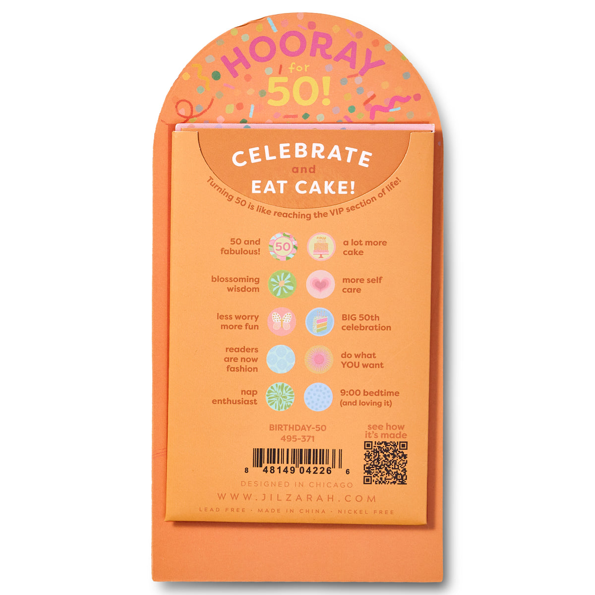 50th Adult Birthday Bracelet