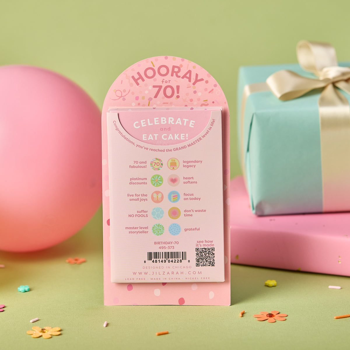 70th Adult Birthday Bracelet