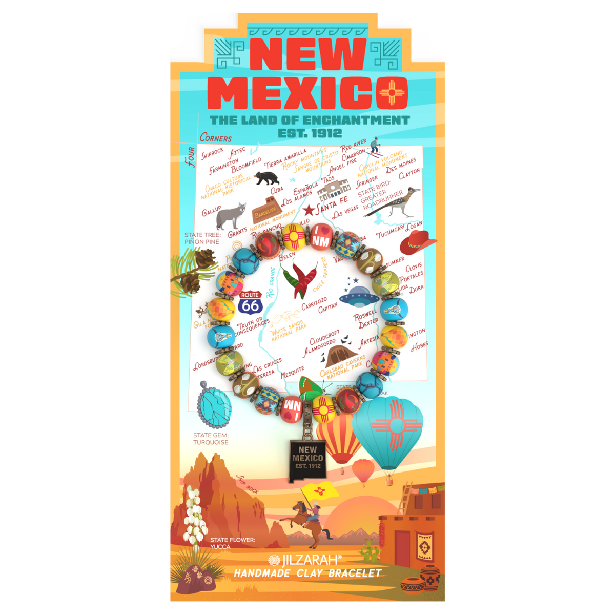 New Mexico Places We Love Bracelet