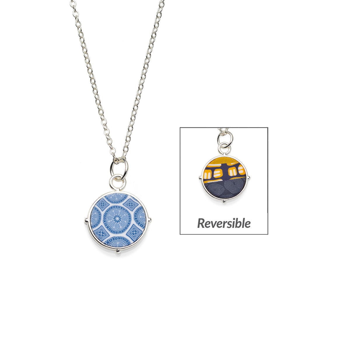 French Quarter Reversible Medallion Necklace