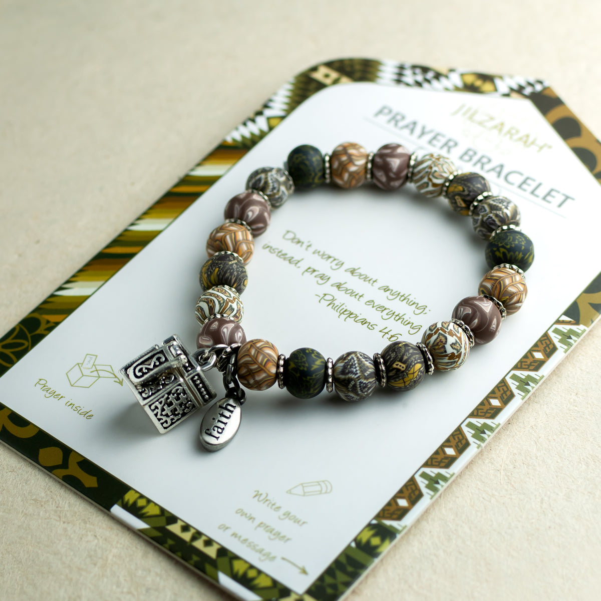 Brown Prayer Bracelet