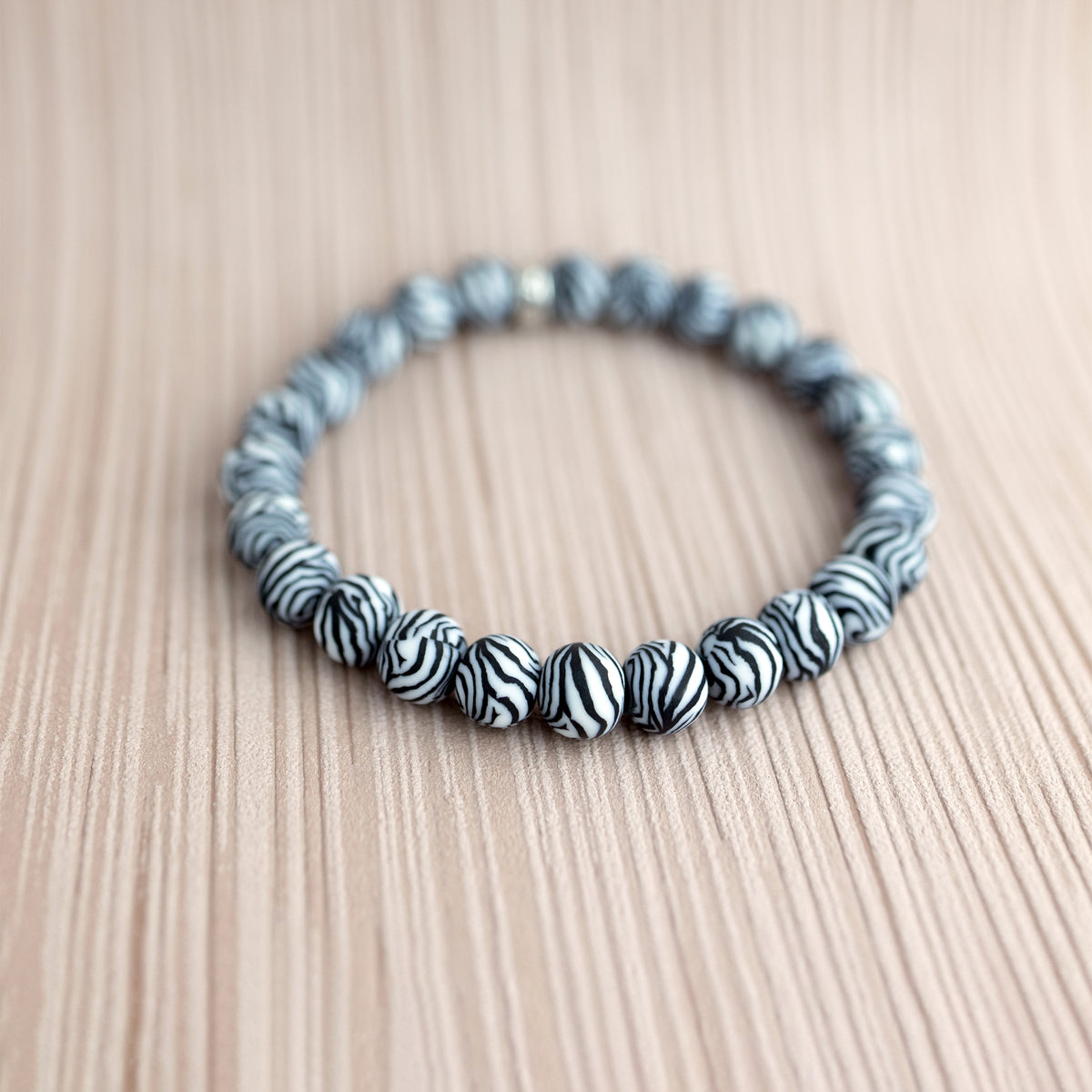 Zebra Stack Bracelet