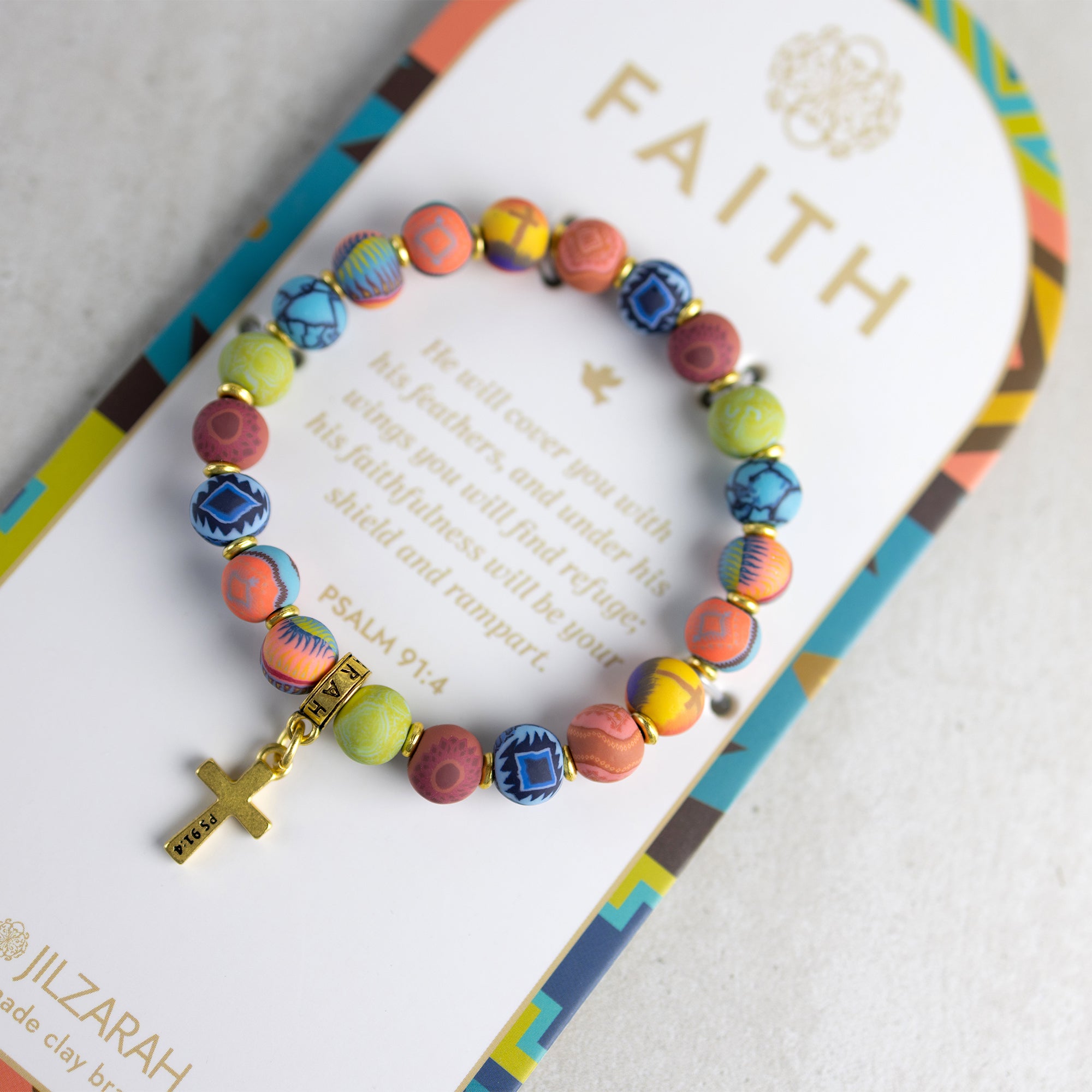 Pray Faith or Be Kind Beaded Bracelets