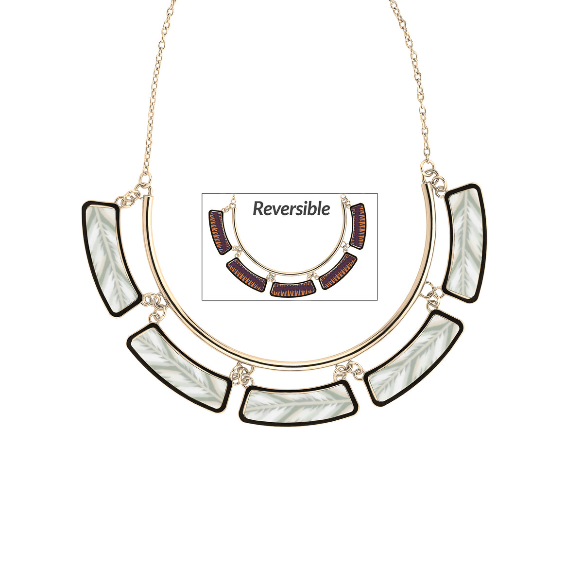 Linen Gold Cleopatra Necklace