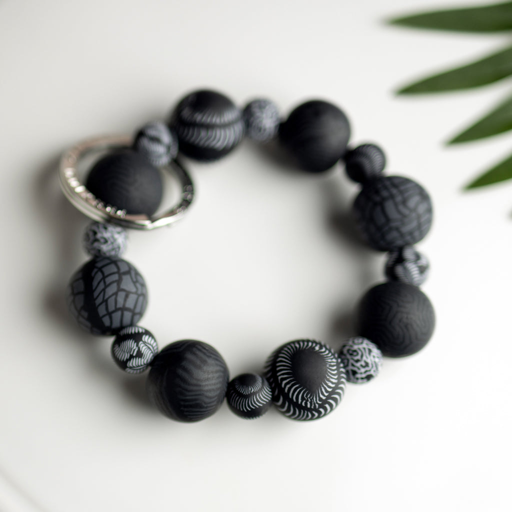 Midnight Palm Wrist Keychain - JILZARAH