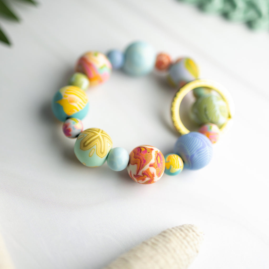 Beach Day Wrist Keychain - JILZARAH