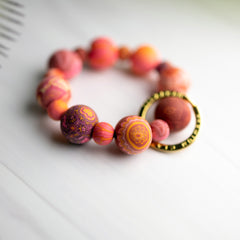 Savannah Red Wrist Keychain - JILZARAH